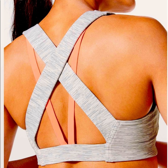 Lululemon 'Sweat Times Bra' in Wee Are From Space Nimbus